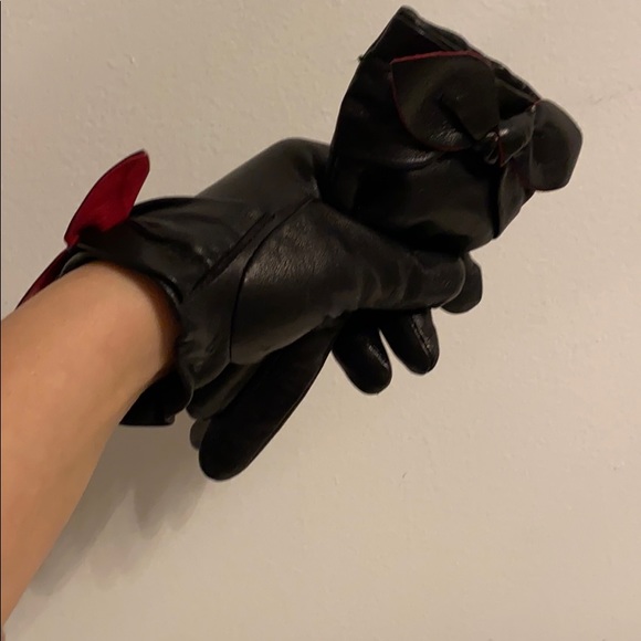 Women’s leather gloves - Picture 3 of 5